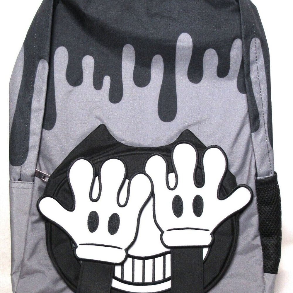 New BENDY AND THE INK MACHINE Bendy Hands Backpack Black/Grey/White